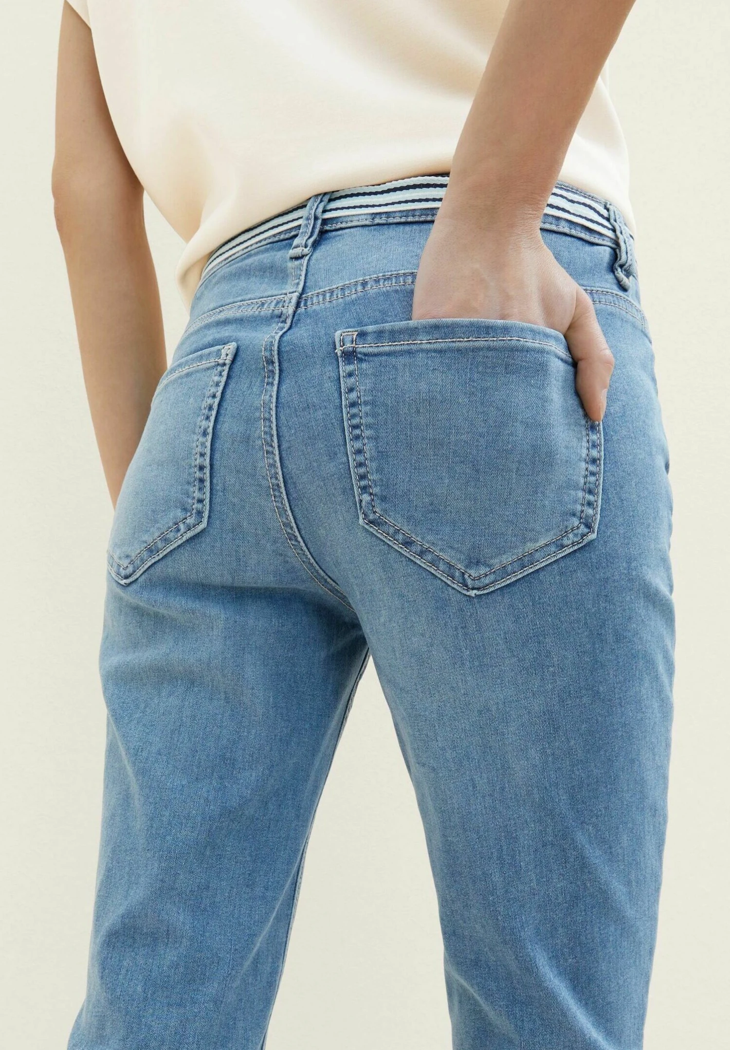 Tom Tailor Alexa Jeans - Jeans Slim Fit - Light Stone Wash Denim 6 Tom Tailor Alexa Jeans - Jeans Slim Fit - Light Stone Wash Denim - immagine 4