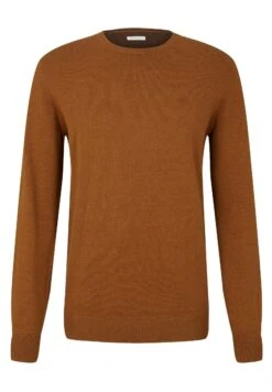 Tom Tailor BasicMaglioneEquestrian Brown Melange Uomo Maglieria TO222Q0L2-O13 -Tom Tailor 7c53b343e7ad442988659567087d3687