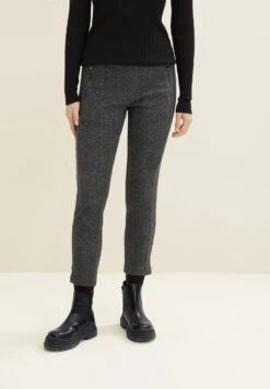 Tom Tailor Pantaloni SportiviBlack White Structure Design Donna Pantaloni TO221A0I3-Q11