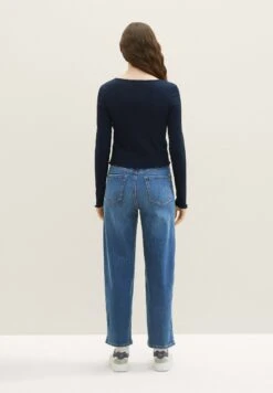 TOM TAILOR Denim Cropped Maglietta A Manica LungaSky Captain Blue Donna T-shirt E Top TO721D144-K11 -Tom Tailor 7d600529a8f44030a0a82a3d4e42fc6e