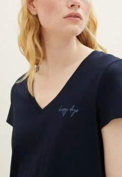 TOM TAILOR Denim Mit V-AusschnittT-Shirt BasicSky Captain Blue Donna T-shirt E Top TO721D14A-K11 11 TOM TAILOR Denim Mit V-AusschnittT-Shirt BasicSky Captain Blue Donna T-shirt E Top TO721D14A-K11 -Tom Tailor 7e1a0c57e4894f33a90e33d0c15dea41