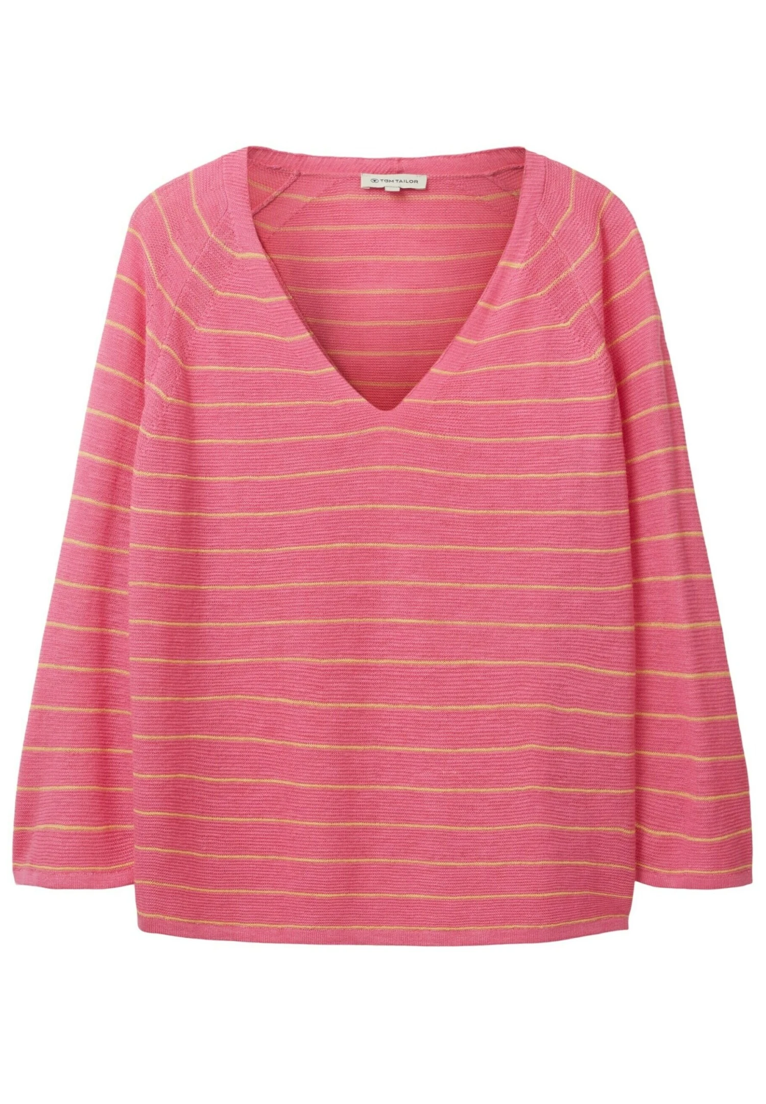 Tom Tailor Mit V AusschnittMaglionePink Sand Stripe Donna Maglieria TO221I0UV-J12 8 Tom Tailor Mit V AusschnittMaglionePink Sand Stripe Donna Maglieria TO221I0UV-J12 - immagine 6