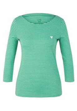 Tom Tailor Gestreiftes Mit 3/4 ArmMaglietta A Manica LungaGreen OffwhiteThin Stripe Donna T-shirt E Top TO221D1HM-M11 15 Tom Tailor Gestreiftes Mit 3/4 ArmMaglietta A Manica LungaGreen OffwhiteThin Stripe Donna T-shirt E Top TO221D1HM-M11 -Tom Tailor 7f0e5fbed2da4d9a8d676bf54b10a6c0