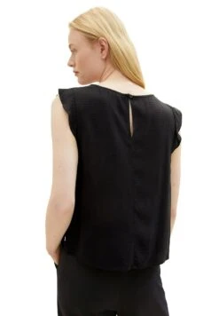 TOM TAILOR Denim Ärmellose CamicettaDeep Black Donna T-shirt E Top TO721E0OG-Q11 -Tom Tailor 81778350f5674234b94602ec108b3720