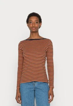 TOM TAILOR Denim Striped LongsleeveMaglietta A Manica LungaAmber Navy Donna T-shirt E Top TO721D0V4-O11