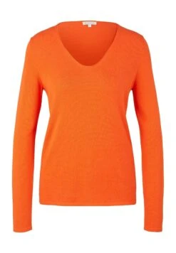 Tom Tailor Basic V NeckMaglioneFever Red Donna Maglieria TO221I0GG-G16 -Tom Tailor 81f09e79b7c44dd5835d0b4ea8dc0f1b