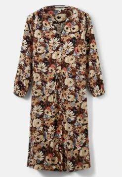 Tom Tailor Gemustertes Abito A CamiciaBeige Large Floral Design Donna Vestiti TO221C0P3-B11 16 Tom Tailor Gemustertes Abito A CamiciaBeige Large Floral Design Donna Vestiti TO221C0P3-B11 -Tom Tailor 83579a44209942fc96d1e864d6d7e24a