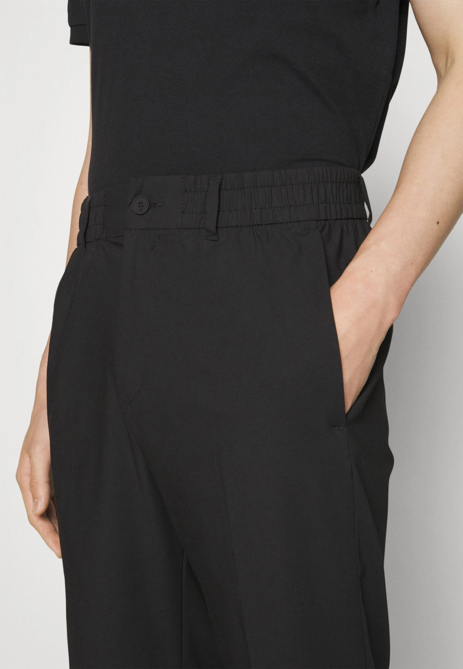 TOM TAILOR Denim TrousersChinoBlack Uomo Pantaloni TO722E078-Q11 6 TOM TAILOR Denim TrousersChinoBlack Uomo Pantaloni TO722E078-Q11 - immagine 4