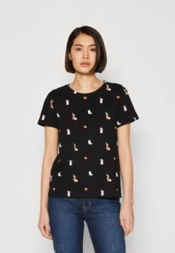 Tom Tailor Crew Neck PrintT-Shirt Con StampaBlack Design Donna T-shirt E Top TO221D1F9-Q11