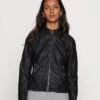 Tom Tailor Faux Leather JacketGiacca Di PelleDeep Black Donna Giacche E Blazer TO221G0AW-Q11