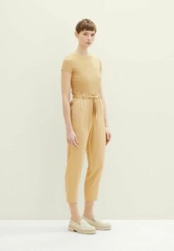 TOM TAILOR Denim Tapered RelaxedPantaloniBrown Rice Donna Pantaloni TO721A0BK-O11