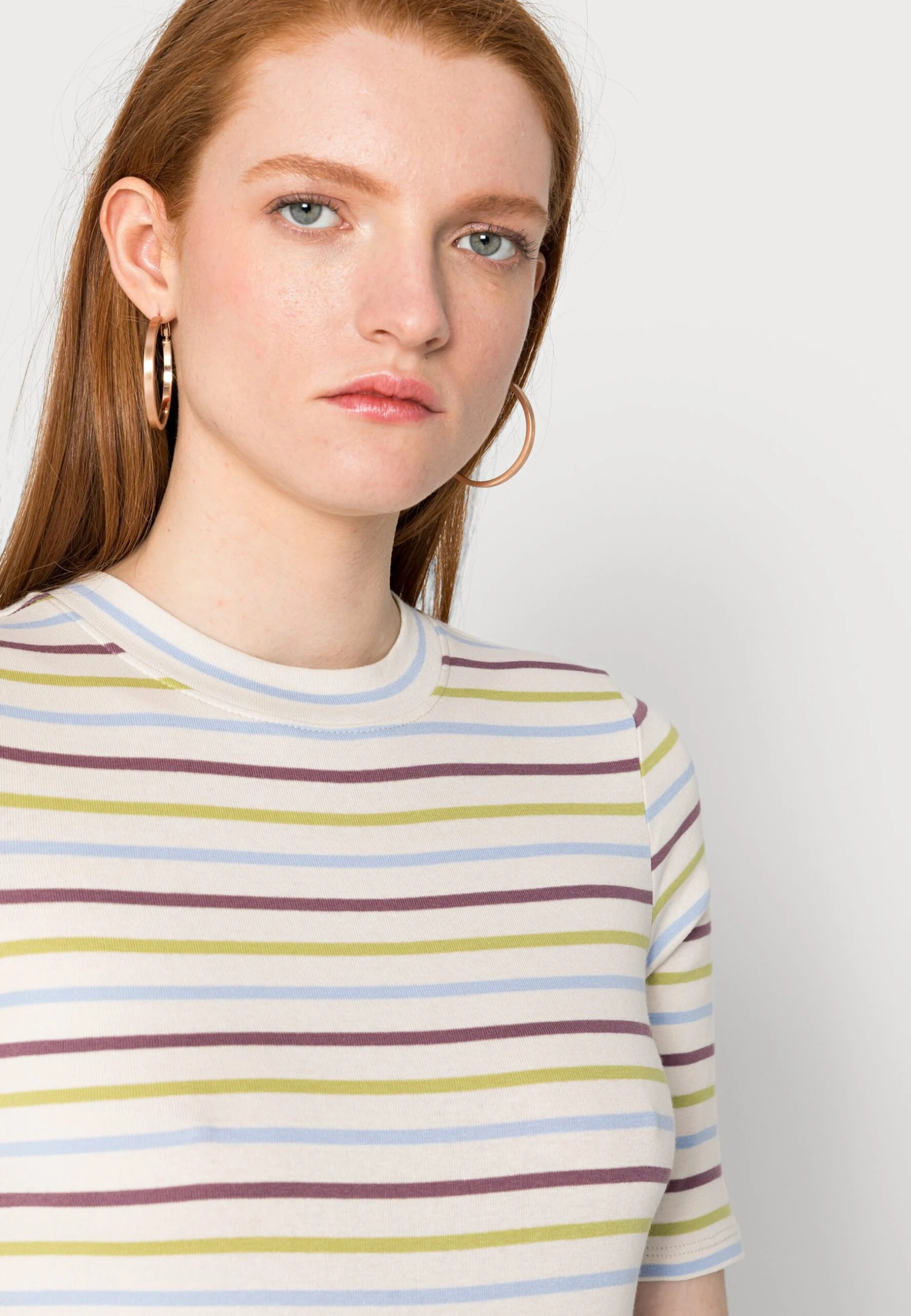 TOM TAILOR Denim Slim Stripe TeeT-Shirt Con StampaGreen Mauve Blue Stripe Donna T-shirt E Top TO721D0YI-G11 7 TOM TAILOR Denim Slim Stripe TeeT-Shirt Con StampaGreen Mauve Blue Stripe Donna T-shirt E Top TO721D0YI-G11 - immagine 5