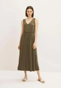 Tom Tailor Vestito Di MaglinaDry Greyish Olive Donna Vestiti TO221C0O9-N11