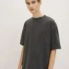 TOM TAILOR Denim T-Shirt BasicBlack Uomo T-shirt E Polo TO722O1A1-Q11