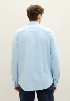 TOM TAILOR Denim Mit BrusttascheCamiciaMiddle Blue Mini Herringbone Uomo Camicie TO722D0S3-K12 -Tom Tailor 85fa6a5f4d1540fe98eec9bcc5af4c49