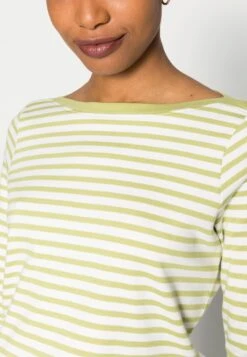 TOM TAILOR Denim Striped LongsleeveMaglietta A Manica LungaGreen White Donna T-shirt E Top TO721D0V4-A13 -Tom Tailor 8665928bae6a4eb982a4d18dddcd88e6
