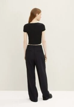 TOM TAILOR Denim Cropped ShirtT-Shirt BasicDeep Black Donna T-shirt E Top TO721D13B-Q11 -Tom Tailor 8764cb61c6c04e389cdfa58fc5e59eb9