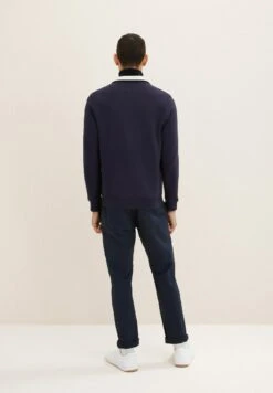 Tom Tailor Felpa Con ZipKnitted Navy Uomo Maglieria E Felpe TO222S0GU-K11 -Tom Tailor 882683bc80134957b3ed55006c95f16a
