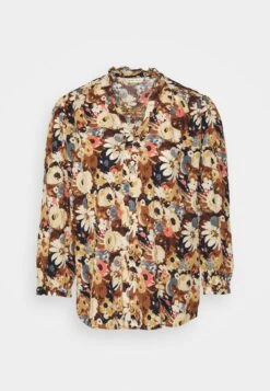 Tom Tailor With Frill EdgeCamicettaBeige Floral Design Donna Camicie E Bluse TO221E10Z-B11 -Tom Tailor 885c06e0f590467fab1b8988b815a551