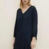 Tom Tailor Mit Lenzing(Tm) Ecovero(Tm)Vestito EstivoDark Blue Donna Vestiti TO221C0NF-K11 -Tom Tailor 88acabece72f4ddf899b3764daf61274