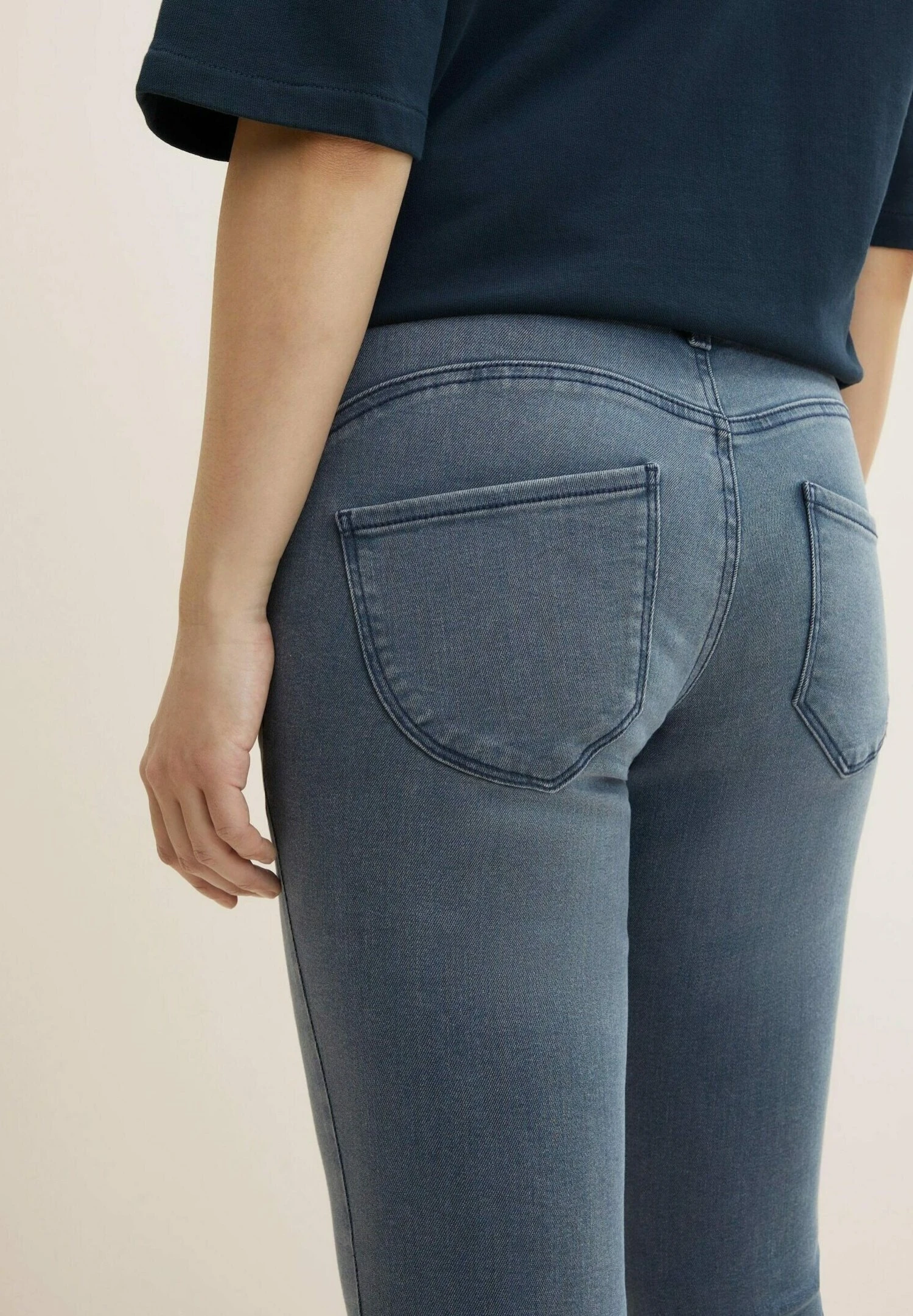 Tom Tailor Alexa Jeans Skinny FitMid Stone Blue Grey Denim Donna Jeans TO221N0EZ-K11 6 Tom Tailor Alexa Jeans Skinny FitMid Stone Blue Grey Denim Donna Jeans TO221N0EZ-K11 - immagine 4