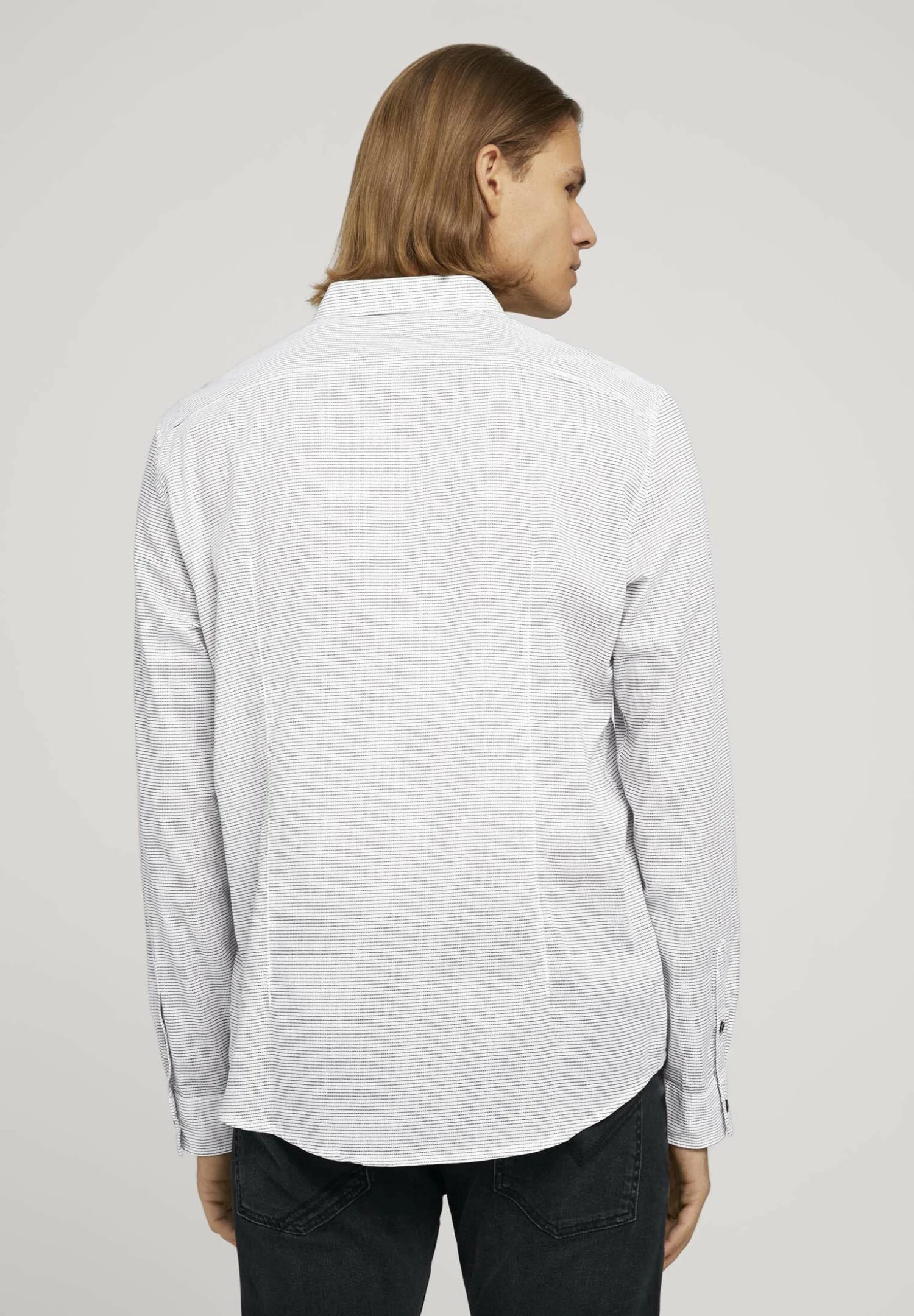 TOM TAILOR Denim Light Shirt - Camicia - White 5 TOM TAILOR Denim Light Shirt - Camicia - White - immagine 3