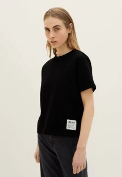 TOM TAILOR Denim T-Shirt BasicDeep Black Donna T-shirt E Top TO721D133-Q11
