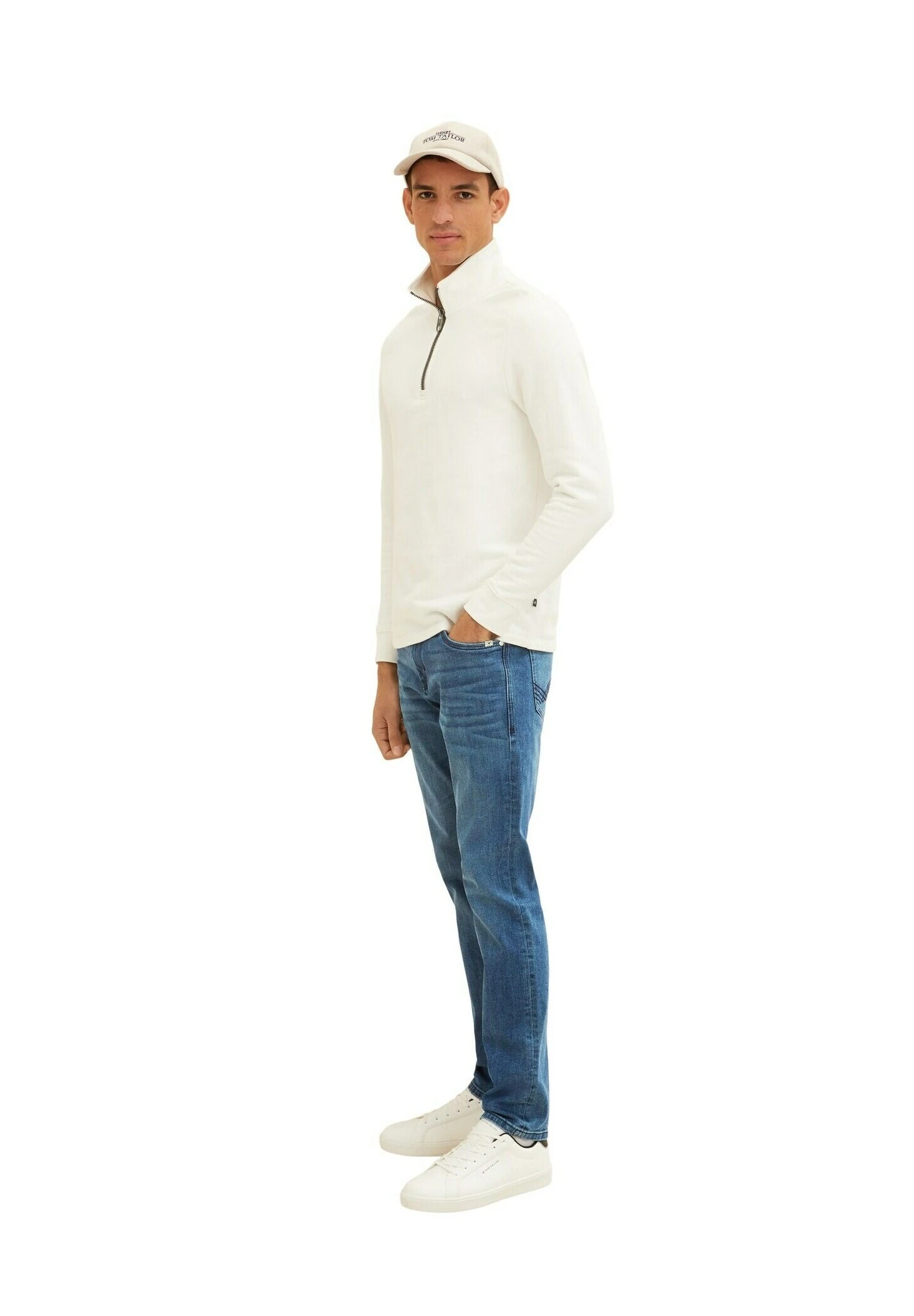 Tom Tailor JoshJeans A SigarettaUsed Mid Stone Blue Denim Uomo Jeans TO222G0B0-K12 18 Tom Tailor JoshJeans A SigarettaUsed Mid Stone Blue Denim Uomo Jeans TO222G0B0-K12 - immagine 16