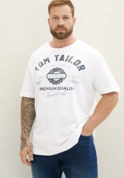 Tom Tailor Mit Logo T-Shirt Con StampaWhite Uomo T-shirt E Polo TO222O1CO-A11 12 Tom Tailor Mit Logo T-Shirt Con StampaWhite Uomo T-shirt E Polo TO222O1CO-A11 -Tom Tailor 8c48a9fe9ec648d48c1f426ed54a952b