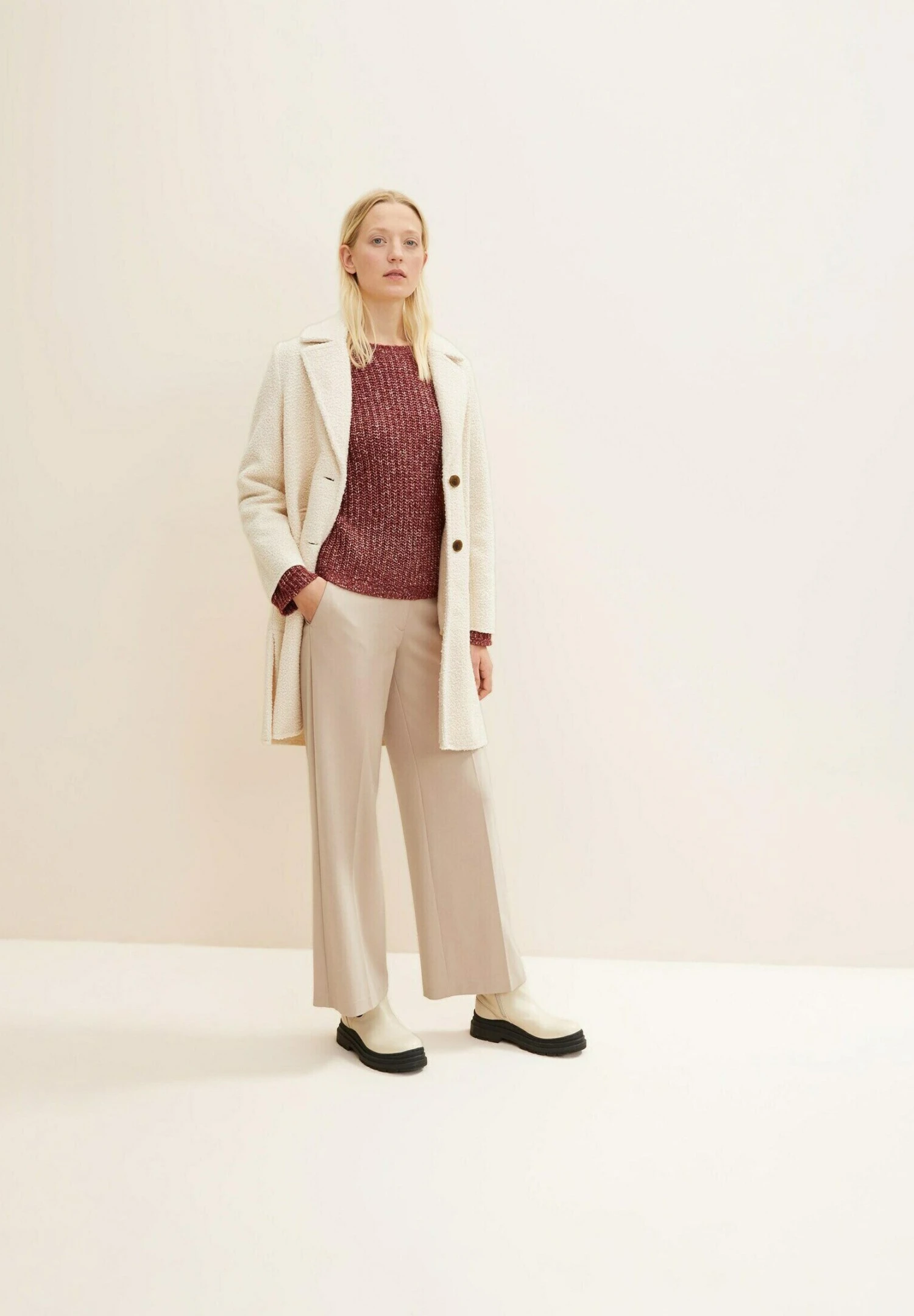 Tom Tailor MaglionePort Red Melange Donna Maglieria TO221I0SI-G11 4 Tom Tailor MaglionePort Red Melange Donna Maglieria TO221I0SI-G11 - immagine 2