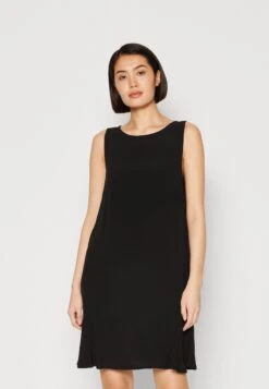 Tom Tailor Sleeveless Dress With VolantVestito EstivoDeep Black Donna Vestiti TO221C0PN-Q11