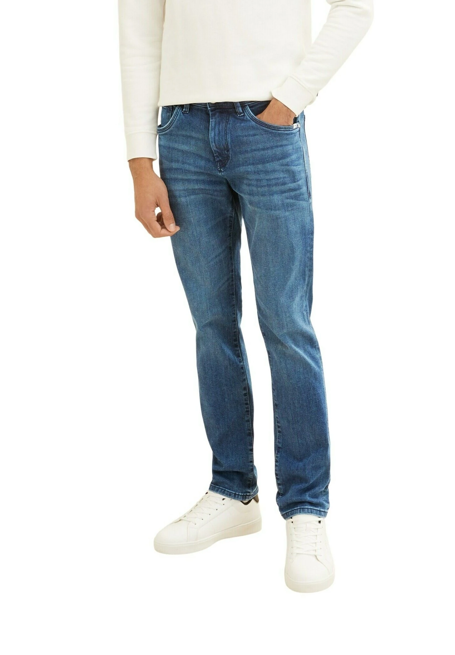 Tom Tailor JoshJeans A SigarettaUsed Mid Stone Blue Denim Uomo Jeans TO222G0B0-K12 16 Tom Tailor JoshJeans A SigarettaUsed Mid Stone Blue Denim Uomo Jeans TO222G0B0-K12 - immagine 14