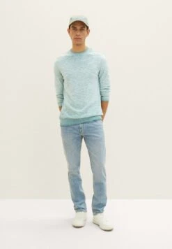 Tom Tailor RundhalsMaglioneDeep Bluish Green Uomo Maglieria TO222Q0R5-P11 -Tom Tailor 8ed6f99c20ab454e8ffb020e7e8815cf