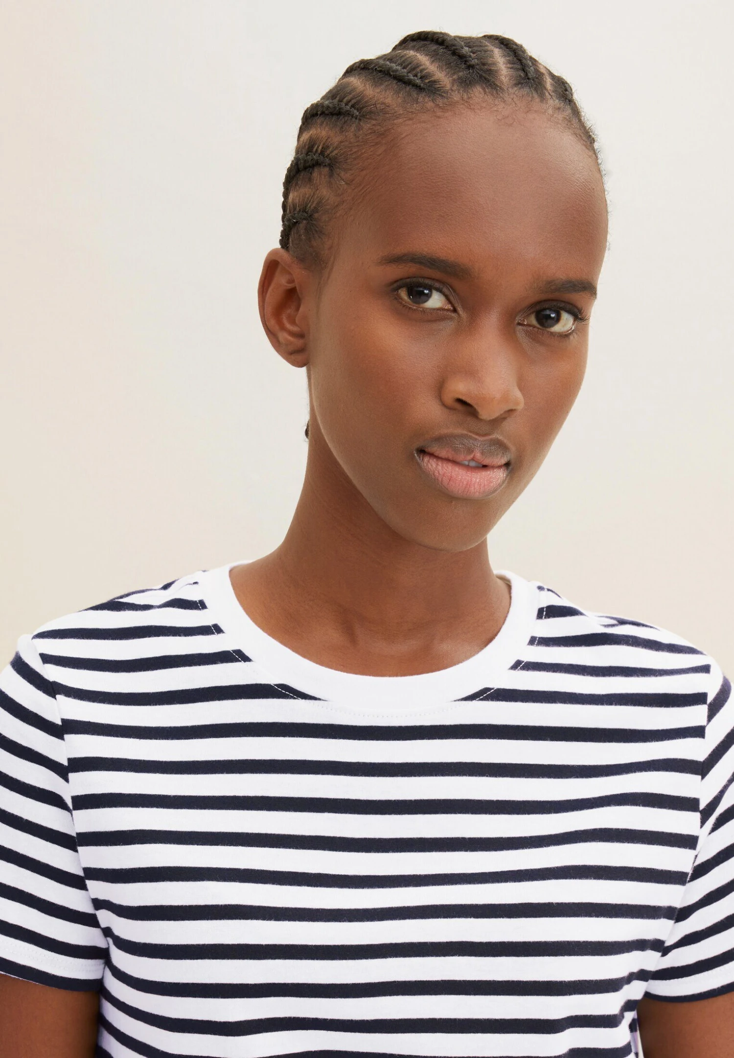 TOM TAILOR Denim Striped TeeT-Shirt Con StampaWhite Black Stripe Donna T-shirt E Top TO721D12Q-Q11 6 TOM TAILOR Denim Striped TeeT-Shirt Con StampaWhite Black Stripe Donna T-shirt E Top TO721D12Q-Q11 - immagine 4