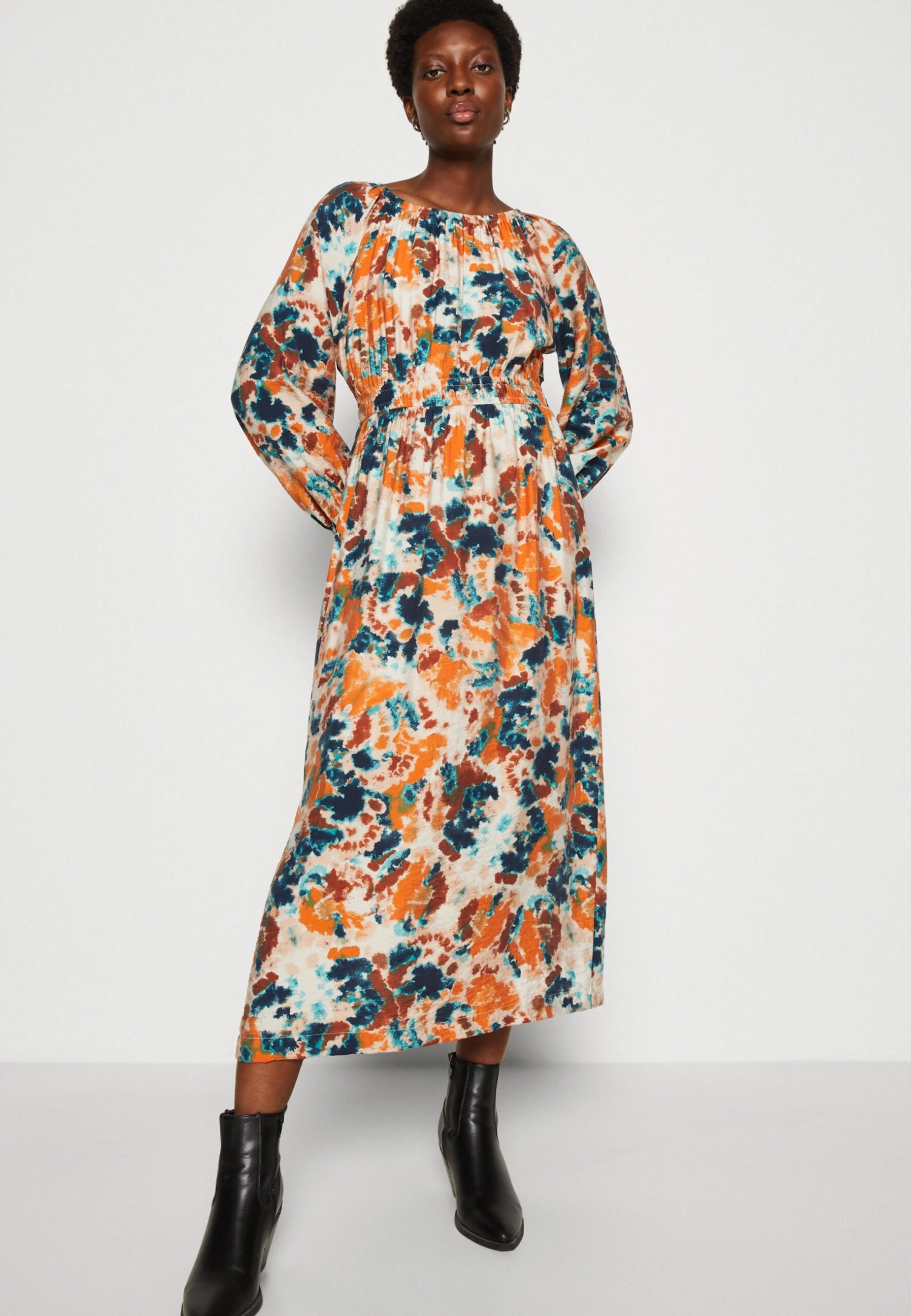 Tom Tailor Feminine DressVestito EstivoGrey/Orange Donna Vestiti TO221C0PZ-T11 6 Tom Tailor Feminine DressVestito EstivoGrey/Orange Donna Vestiti TO221C0PZ-T11 - immagine 4