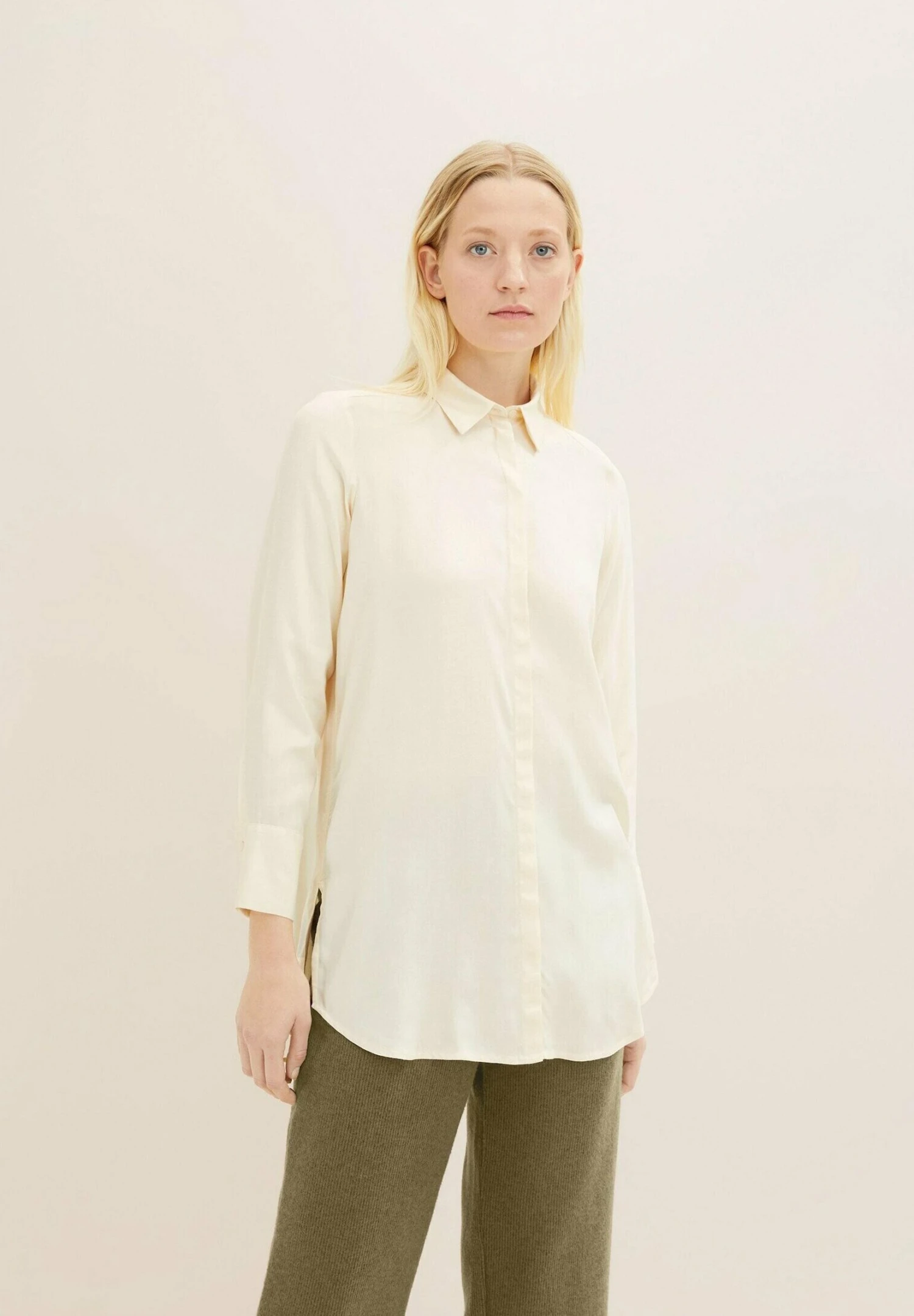 Tom Tailor CamiciaSoft Buttercream Donna Camicie E Bluse TO221E142-A11 3 Tom Tailor CamiciaSoft Buttercream Donna Camicie E Bluse TO221E142-A11