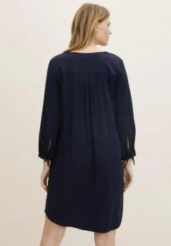 Tom Tailor Mit Lenzing(Tm) Ecovero(Tm)Vestito EstivoDark Blue Donna Vestiti TO221C0NF-K11 9 Tom Tailor Mit Lenzing(Tm) Ecovero(Tm)Vestito EstivoDark Blue Donna Vestiti TO221C0NF-K11 -Tom Tailor 8f6a2d28394f433a9edbe1e619fcae7d