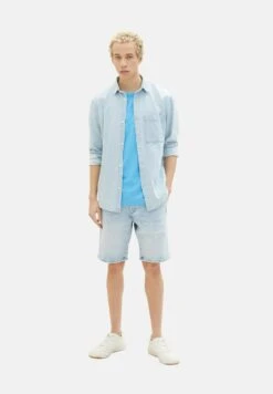 TOM TAILOR Denim Mit Elastischem BundShorts Di JeansUsed Light Stone Blue Denim Uomo Jeans TO722F0A0-K12 -Tom Tailor 8facfd2147b94a39bd6a0318dfe86d93
