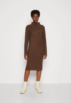 TOM TAILOR Denim Troyer DressAbito In MagliaRoasted Coffee Brown Melange Donna Vestiti TO721C0H3-O11