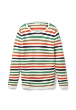 Tom Tailor Knit Jumper With Round NecklineMaglioneNavy Green Multicolor Stripe Donna Maglieria TO221I0IQ-K19 -Tom Tailor 9102a727d7654bcc9c20aa51cf4fe122