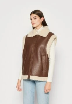 TOM TAILOR Denim VestSmanicatoRoasted Coffee Brown Donna Giacche E Blazer TO721U057-O11