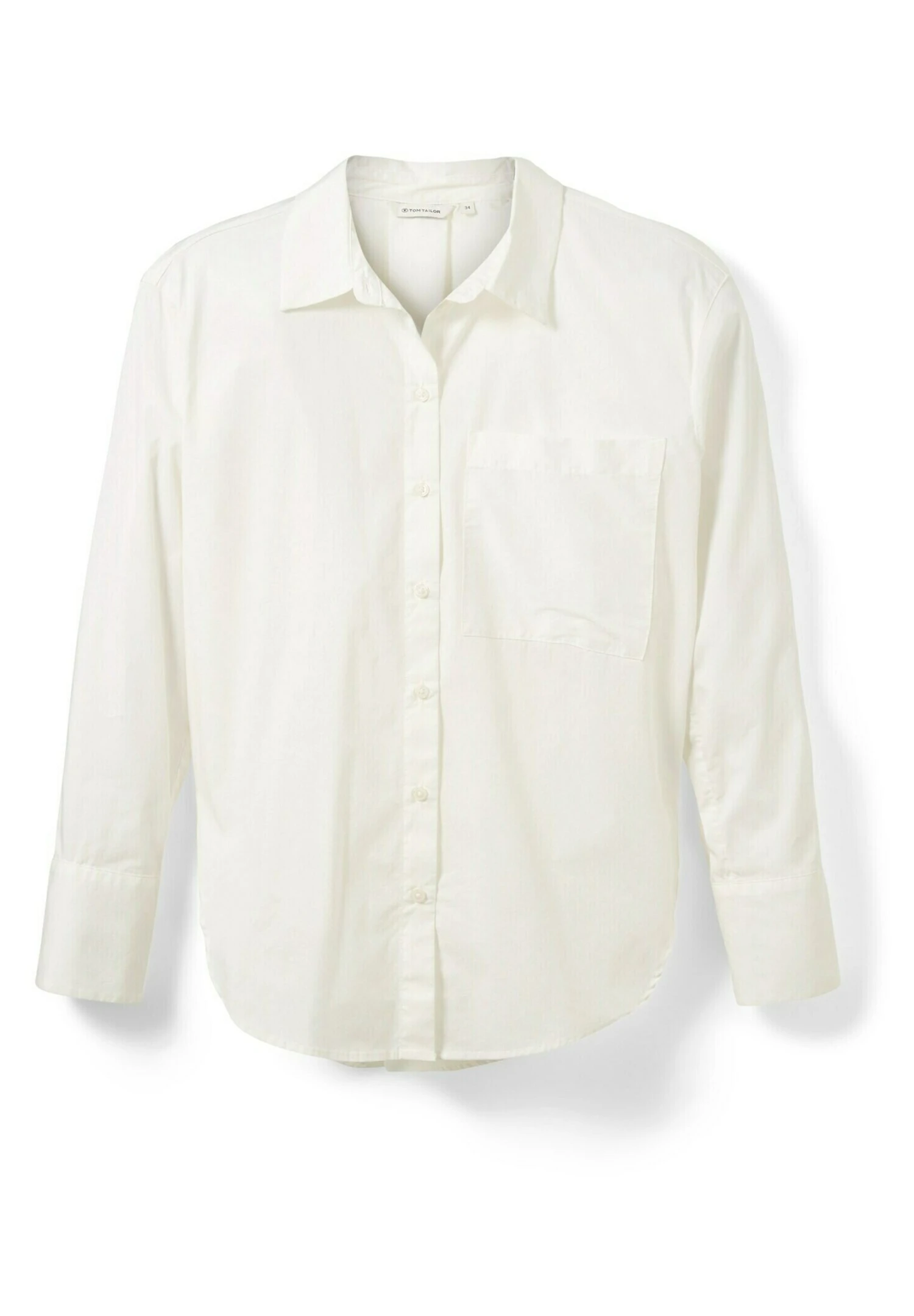 Tom Tailor Mit Aufgesetzter BrusttascheCamiciaWhisper White Donna Camicie E Bluse TO221E137-B11 7 Tom Tailor Mit Aufgesetzter BrusttascheCamiciaWhisper White Donna Camicie E Bluse TO221E137-B11 - immagine 5