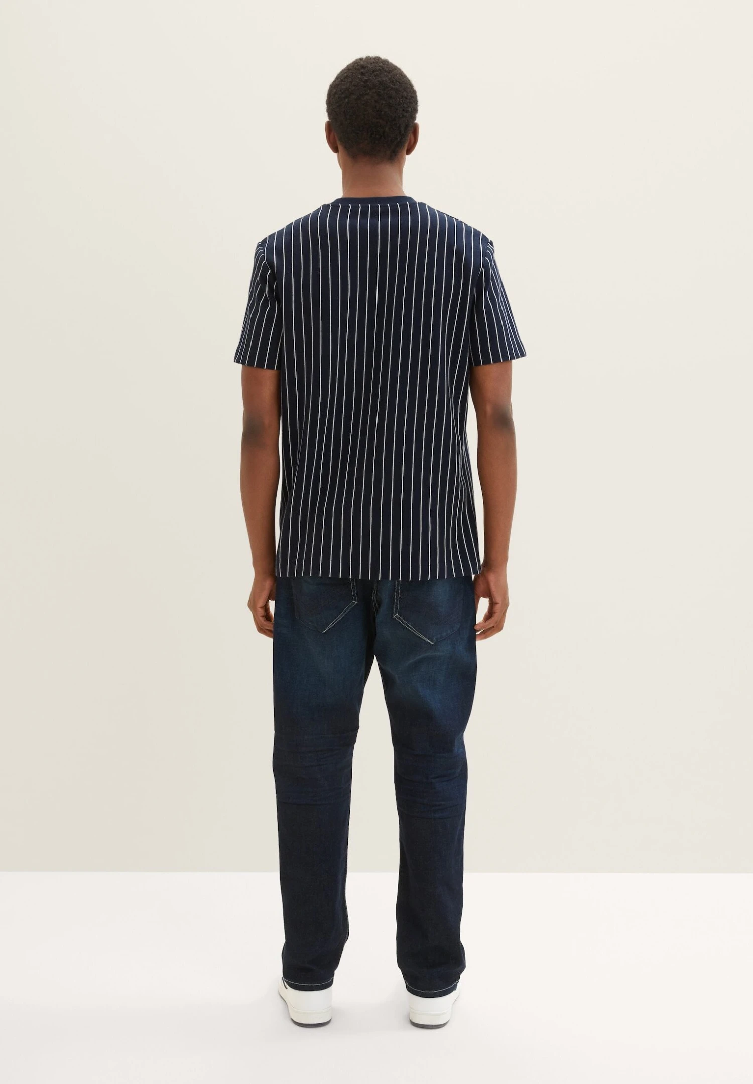 Tom Tailor Trad RelaxedJeans A SigarettaUsed Dark Stone Blue Denim Uomo Jeans TO222G07H-K12 4 Tom Tailor Trad RelaxedJeans A SigarettaUsed Dark Stone Blue Denim Uomo Jeans TO222G07H-K12 - immagine 2