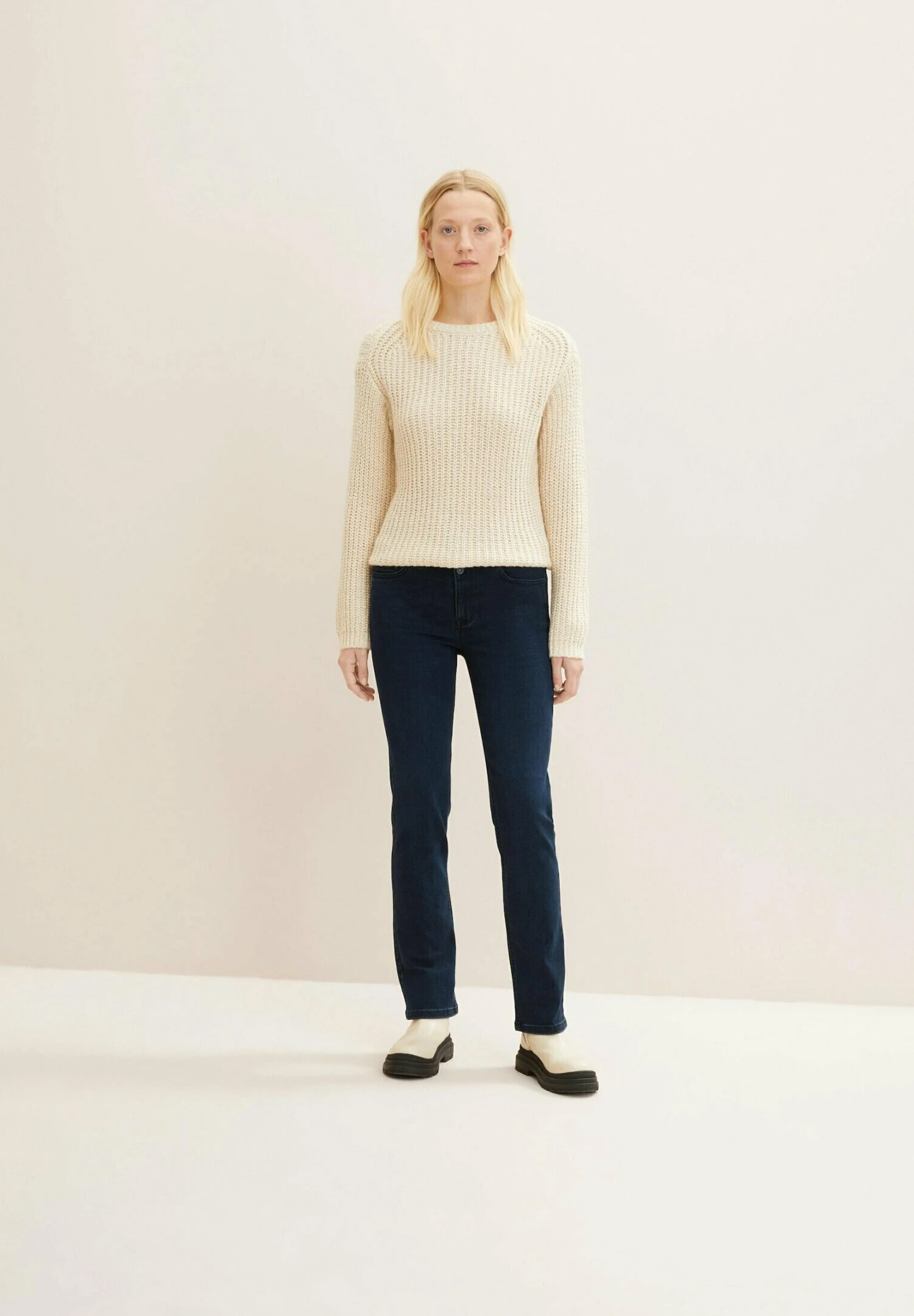 Tom Tailor Jeans A SigarettaDark Stone Blue Black Denim Donna Jeans TO221N0EX-Q11 3 Tom Tailor Jeans A SigarettaDark Stone Blue Black Denim Donna Jeans TO221N0EX-Q11