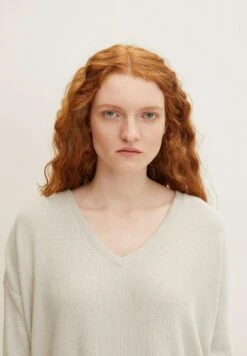 TOM TAILOR Denim Loose V NeckMaglioneCloud Grey Donna Maglieria TO721I0JC-C11 -Tom Tailor 95d21aeafd294a778dd097b9ad3ba2a0