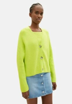 TOM TAILOR Denim V Neck CardiganCardiganNeon Lime Donna Maglieria TO721I0I0-E11