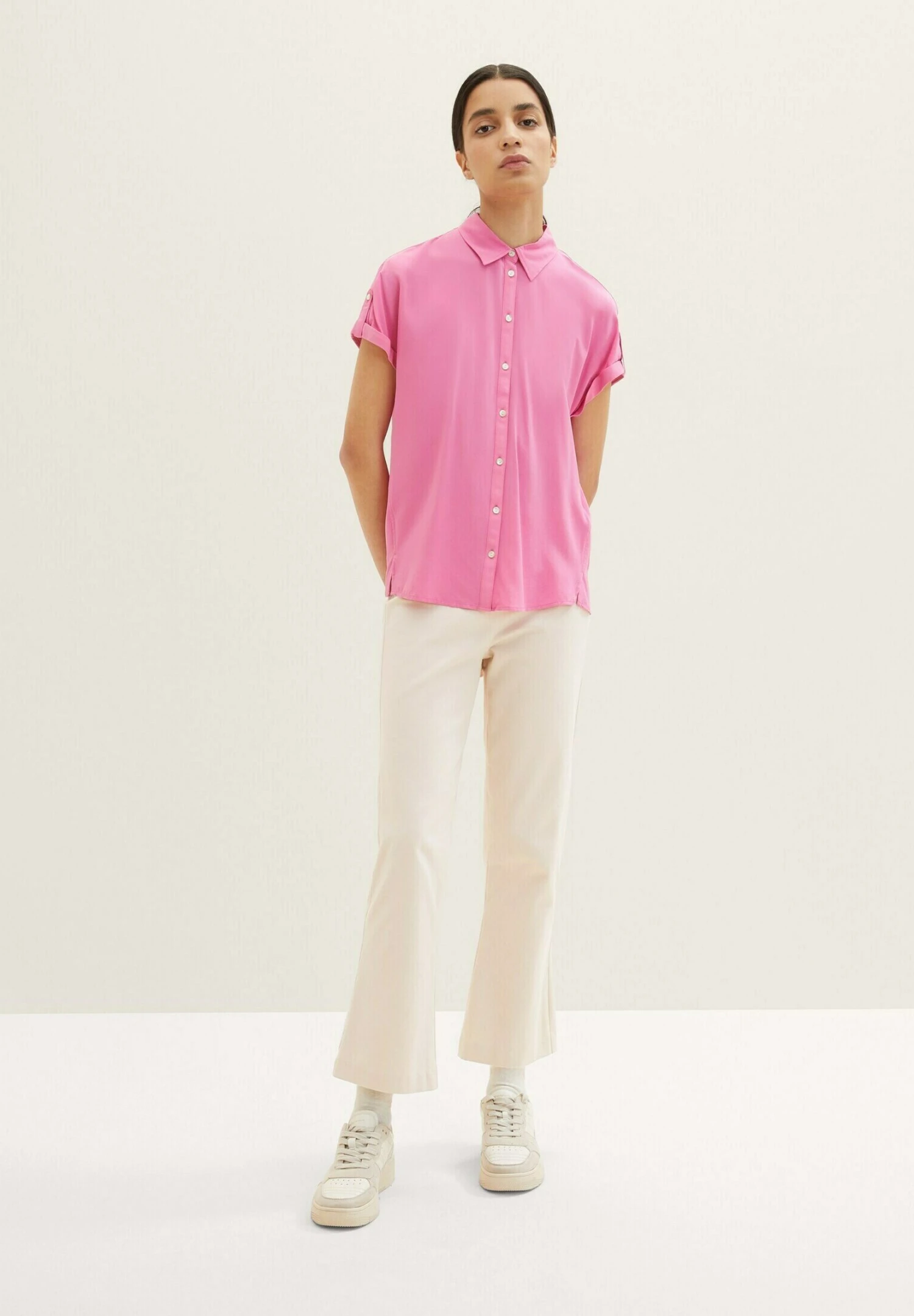 Tom Tailor Kurzärmlige - Camicia - Nouveau Pink 4 Tom Tailor Kurzärmlige - Camicia - Nouveau Pink - immagine 2