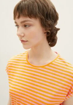 TOM TAILOR Denim T-Shirt Con StampaMango Pink Stripe Donna T-shirt E Top TO721D13U-H11 11 TOM TAILOR Denim T-Shirt Con StampaMango Pink Stripe Donna T-shirt E Top TO721D13U-H11 -Tom Tailor 9646a81d4f1a4ef0a9f4e4d02cec1b53