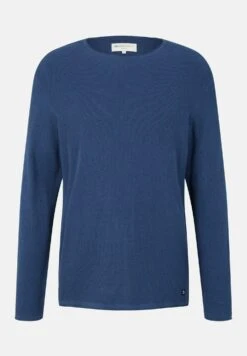 TOM TAILOR Denim Zigzag Structured CrewneckMaglioneDark Duck Blue Uomo Maglieria TO722Q080-K14 -Tom Tailor 96676058477f44899a756ba217efc596