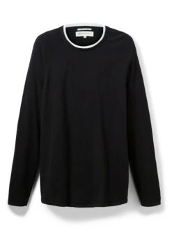 TOM TAILOR Denim Basic MaglioneBlack Uomo Maglieria TO722Q0BB-Q11 -Tom Tailor 969e06a08cc542caa51bfc42da60a4f2